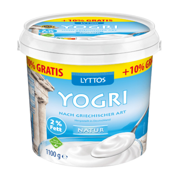 LYTTOS Joghurt nach griechischer Art XXL 1 1kg von ALDI Nord für 1 99