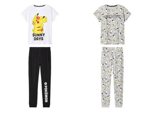 Kinder Pyjama mit Textildruck