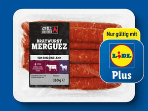 Grillmeister Bratwurst Merguez,  360 g