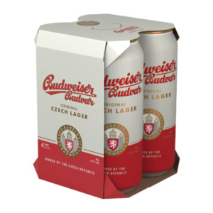 BUDWEISER BUDVAR Czech Lager 0,5L