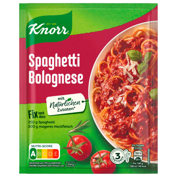 Bild 1 von Knorr Fix Spaghetti Bolognese