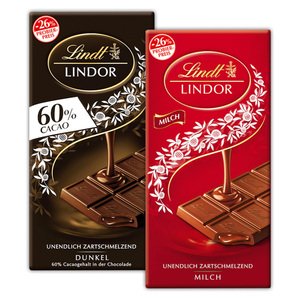 Lindt Lindor Lindor-Tafeln