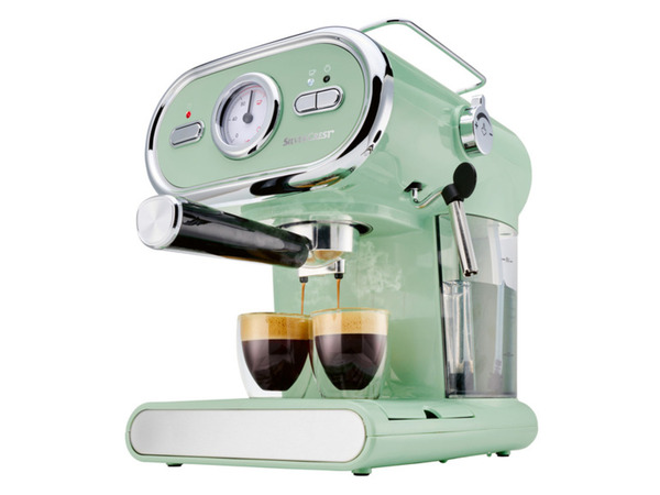 Bild 3 von SILVERCREST® KITCHEN TOOLS Espressomaschine »SEM 1100 E1«, mint, 1100 W