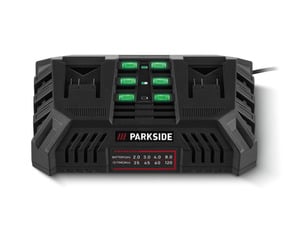 PARKSIDE® 20 V Akku-Doppelladegerät »PDSLG 20 A1«, 4,5 A