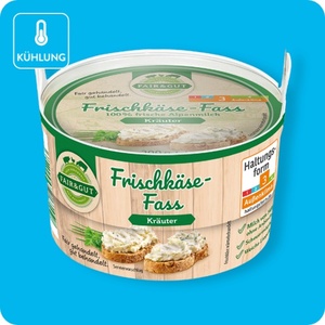 FAIR & GUT Frischkäse-Fass, versch. Sorten