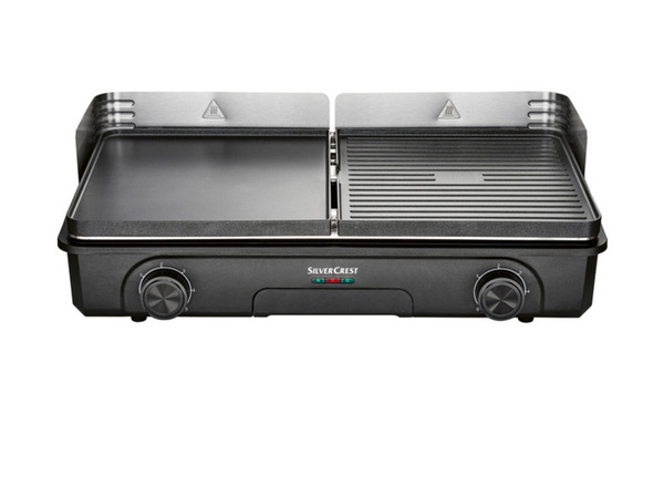 Bild 1 von SILVERCREST® KITCHEN TOOLS Tischgrill »STG 2200 A1«, mit zwei separaten Grillflächen,  247 x