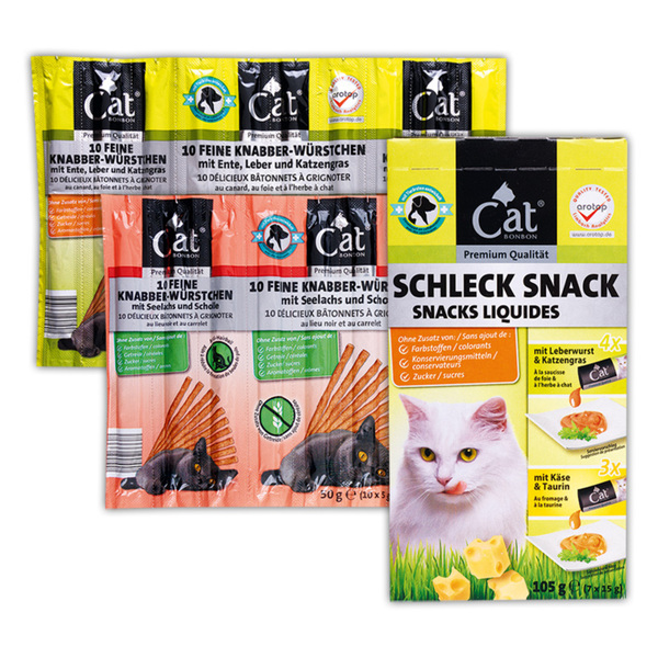 Bild 1 von Cat Bonbon Knabber-Würstchen / Schleck Snack