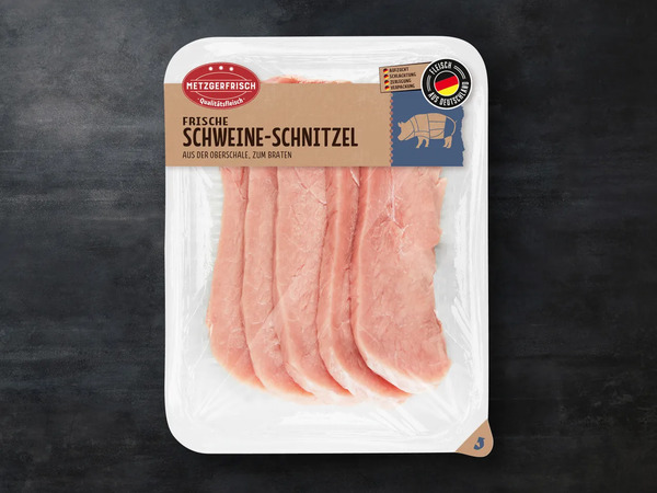 Bild 1 von Metzgerfrisch Frische Schweine-Schnitzel,  600 g