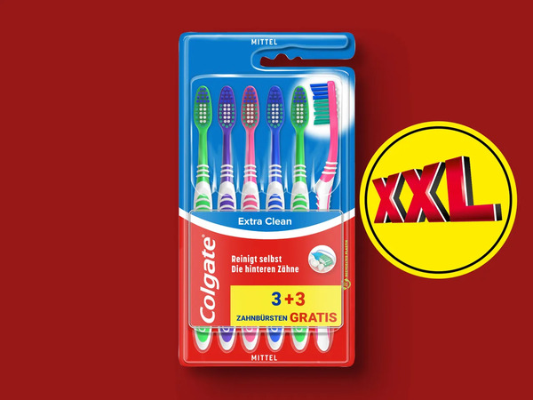 Bild 1 von Colgate Extra Clean Zahnbürste mittel,  6 Stu