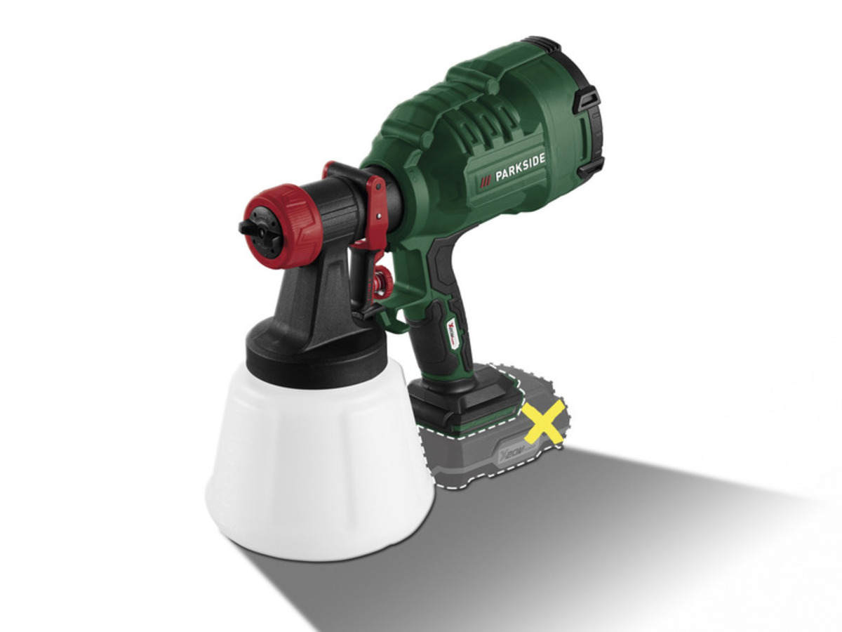 Bild 1 von PARKSIDE® 20 V Akku-Farbspritzpistole »PFSA 20-Li B2«, ohne Akku und Ladegerät