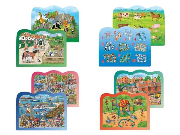 Bild 1 von Playtive 2 Rahmenpuzzle,  2 St