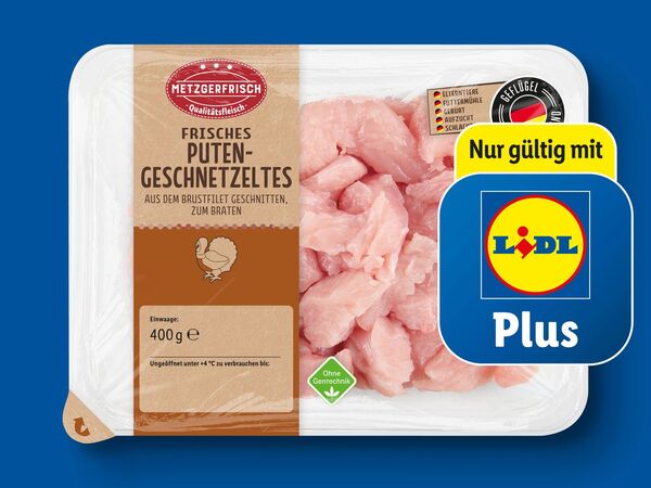 Bild 1 von Metzgerfrisch Frisches Putengeschnetzeltes,  400 g