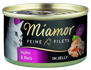 Katzennassfutter Feine Filets Huhn und Reis 100 g Miamor 100 g