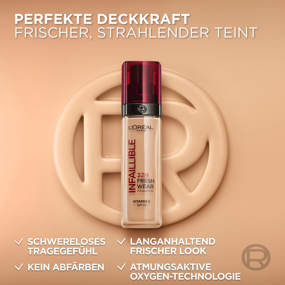 Bild 2 von L’Oréal Paris Infaillible Set - 32H Fresh Wear Foundation 145 Rose Beige LSF25 & Mini BB Teint
