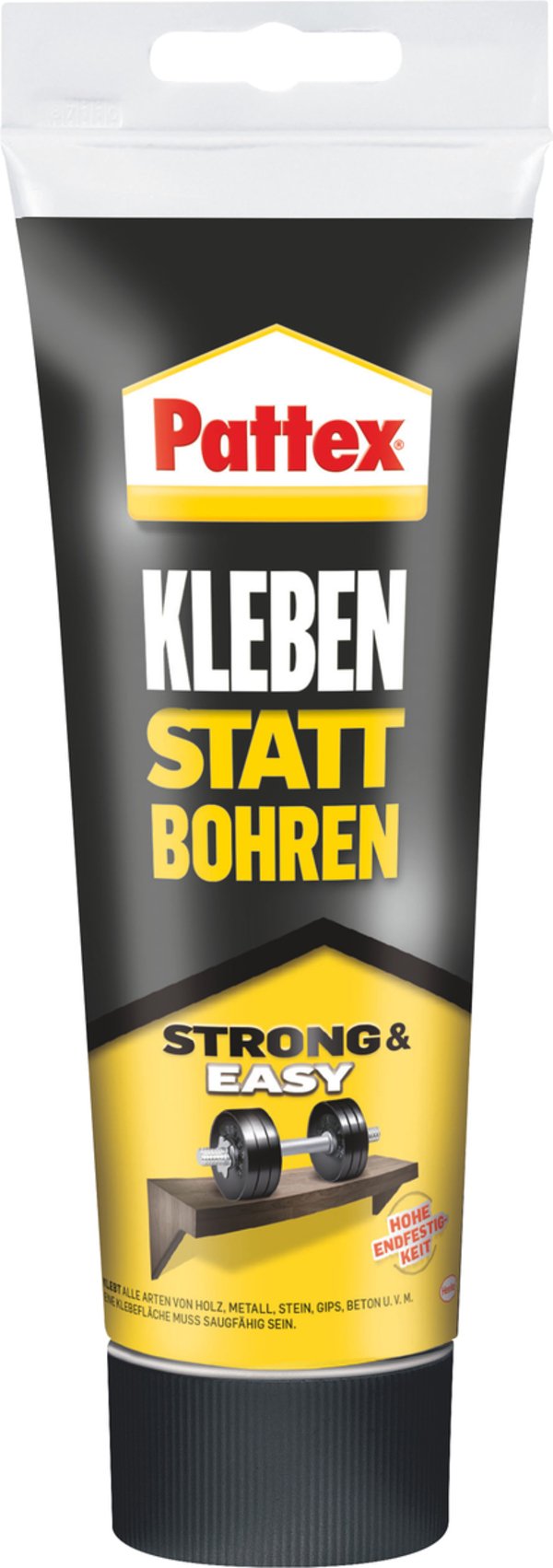 Bild 1 von Pattex Kleben statt Bohren Montagekleber 250 g Tube, weiß