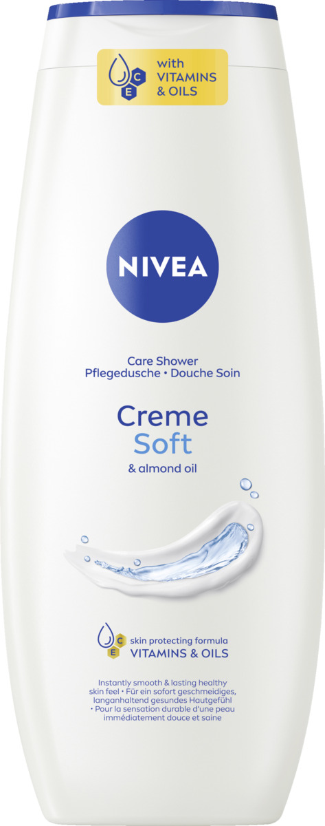 Bild 1 von NIVEA Pflegedusche Creme Soft & alm ond oil, 500 ml
