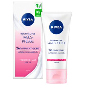 NIVEA Reichhaltige Tagespflege für trockene und sensible Haut 50ml