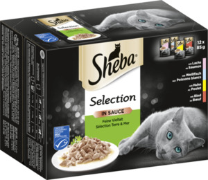 Sheba Selection in Sauce Feine Vielfalt Multipack, 1.020 g