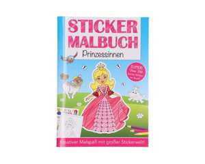 Malbuch mit Sticker, 64Seiten