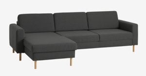 Sofa SVALBARD Chaiselongue dunkelgrau