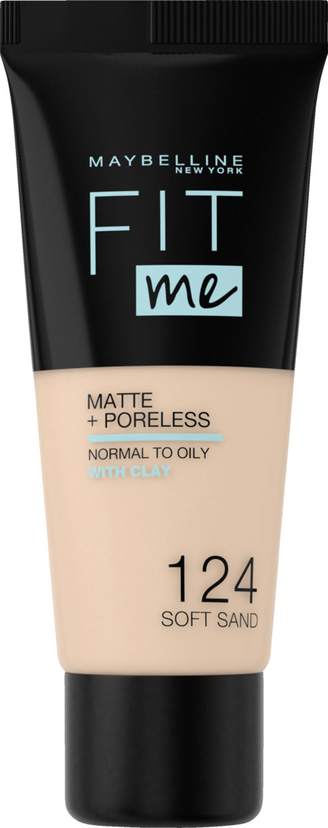 Bild 1 von Maybelline New York Fit Me! Matte + Poreless Make-Up Nr. 124 Soft Sand, 30 ml