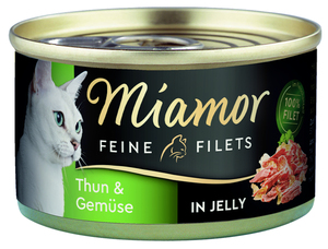 Katzennassfutter Feine Filets Thunfisch und Gemüse 100 g Miamor 100 g