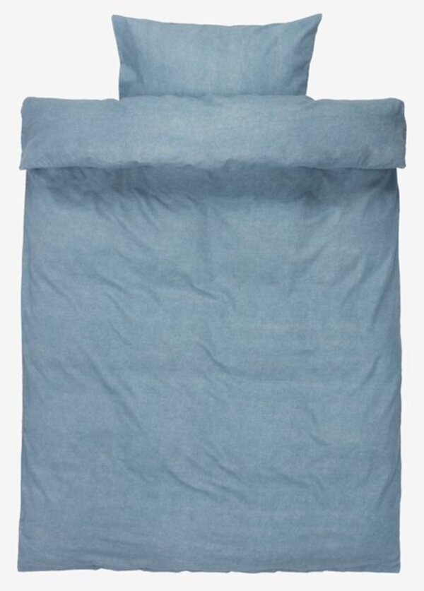 Bild 1 von Flanell-Bettwäsche VITA 135x200 blau