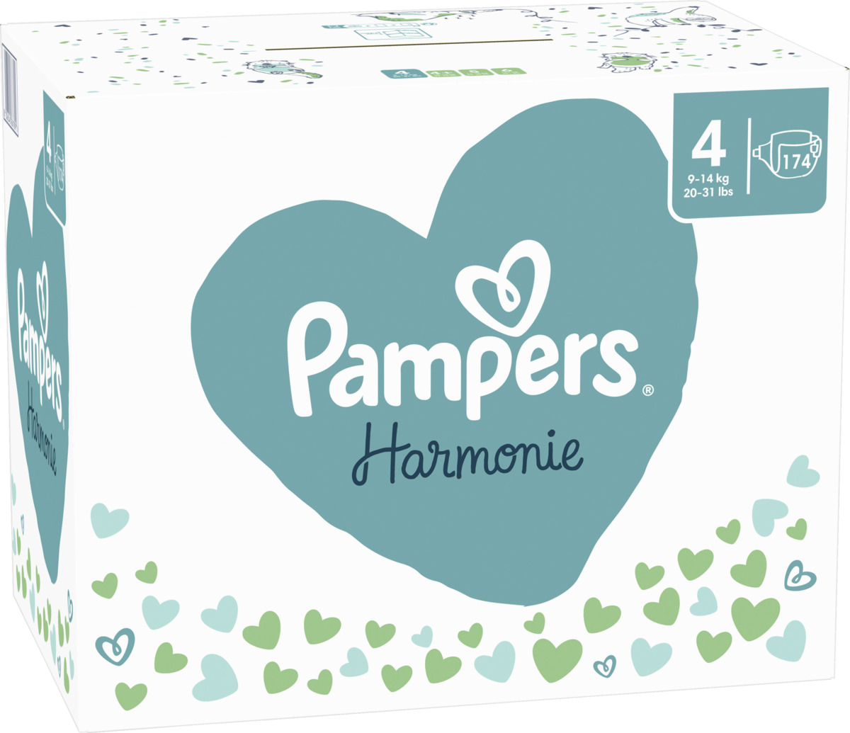 Bild 1 von Pampers Harmonie Windeln Gr.4 (9-14 kg) Monatsbox