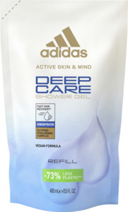 adidas Deep Care Duschgel, 400 ml Nachfüllbeutel