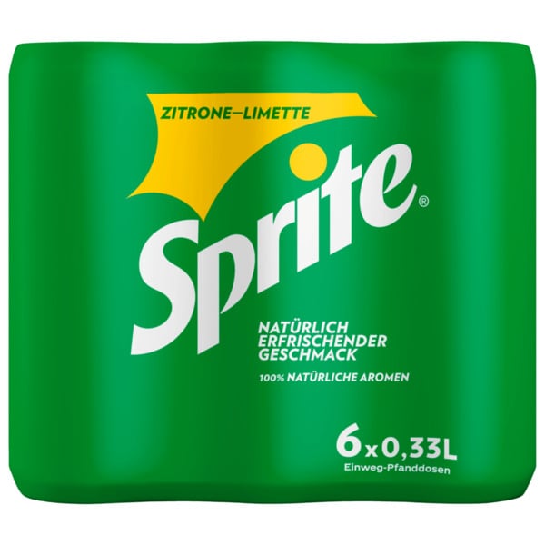 Bild 1 von Sprite Zitrone-Limette 6x0,33l