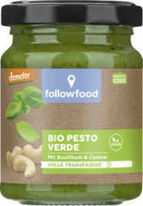 followfood Bio Pesto Verde, 130 g