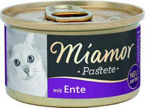 Miamor Pastete Ente Katzennassfutter 85 g