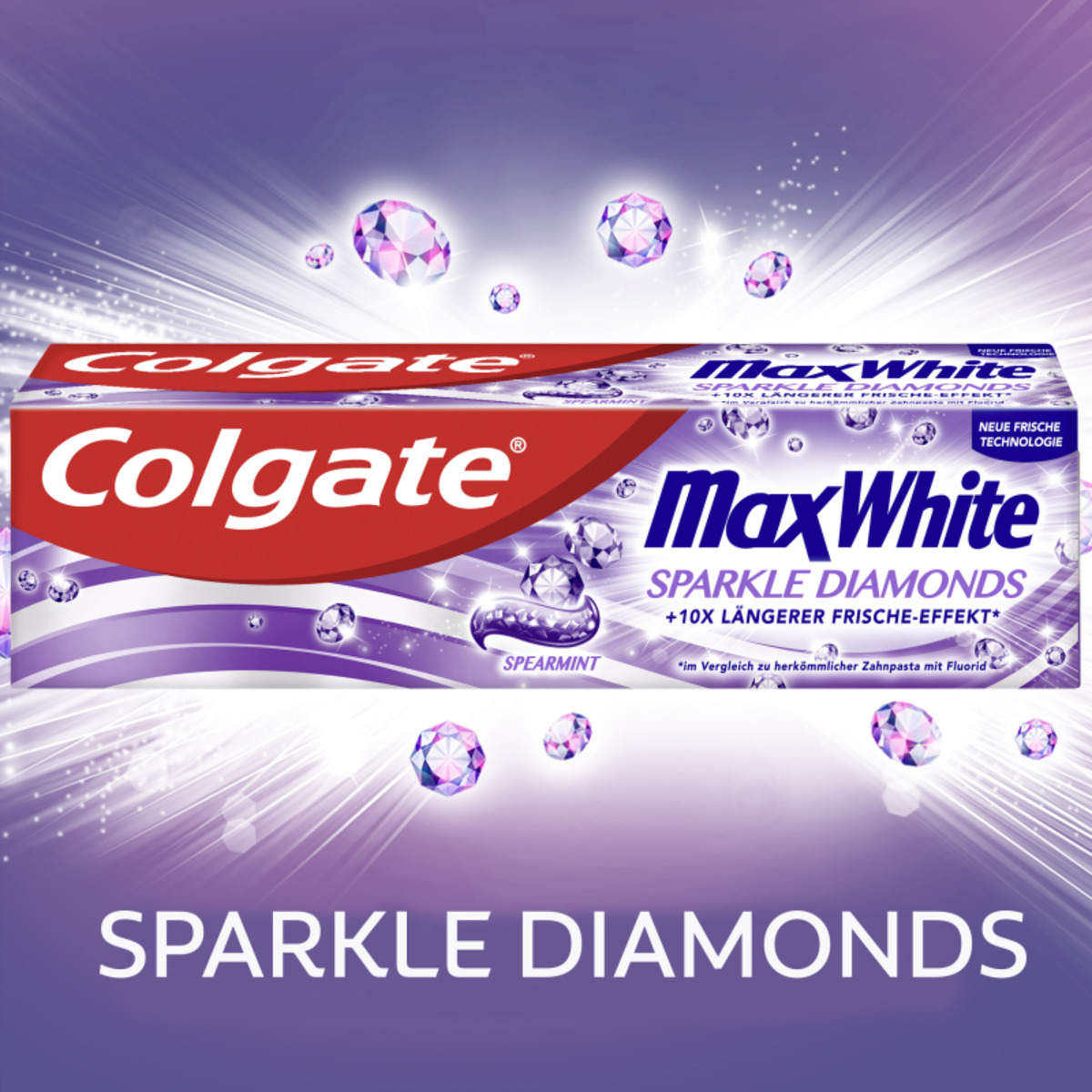Bild 4 von Colgate Max White Sparkle Diamonds Zahnpasta Spearmint, 75 ml
