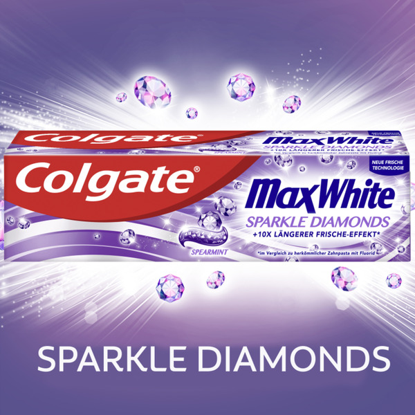 Bild 4 von Colgate Max White Sparkle Diamonds Zahnpasta Spearmint, 75 ml