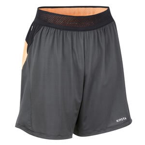 Fussballshorts kurz Damen schwarz