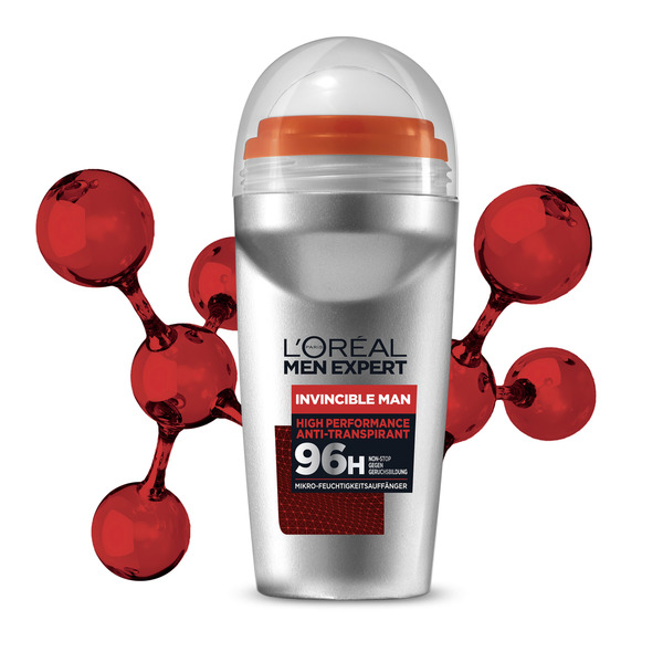 Bild 4 von L’Oréal Paris men expert Deo Roll-on Invincible Man 96H, 50 ml