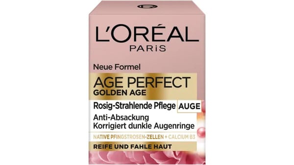 Bild 1 von L'ORÉAL PARIS Age Perfect Golden Age Rosé Augenpflege, mit Calcium B5 und Pfingstrosenextrakt