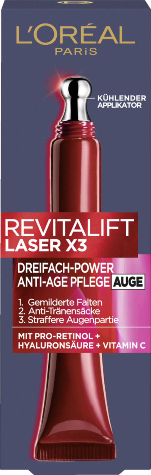 Bild 1 von L’Oréal Paris Revitalift Anti Age Augencreme Laser X3, 15 ml