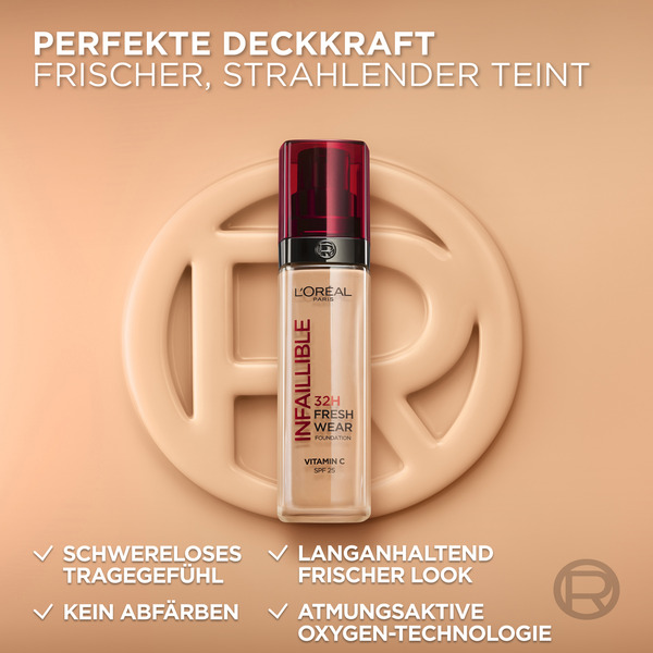 Bild 3 von L’Oréal Paris Infaillible Set - 32H Fresh Wear Foundation 132 Nude LSF25 + Mini BB Teint