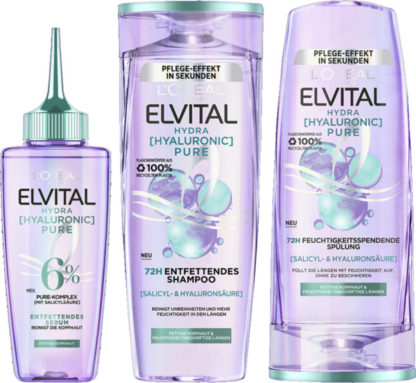 Bild 1 von L’Oréal Paris Elvital Hydra [Hyaluronic] Pure Vorteilsset