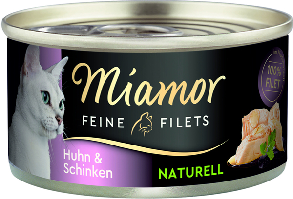 Bild 1 von Miamor Katzennassfutter Feine Filets naturelle Huhn und Schinken 80 g