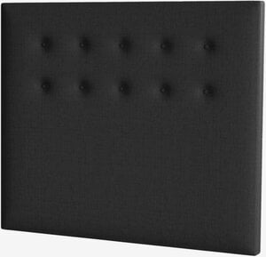 Kopfteil 140x122 H70 BUTTONS grau-40