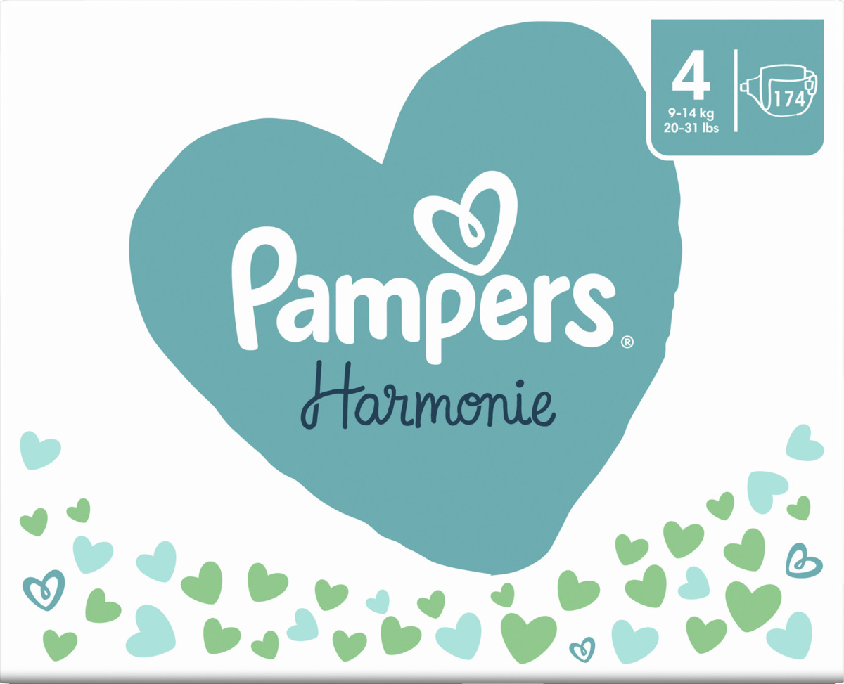 Bild 4 von Pampers Harmonie Windeln Gr.4 (9-14 kg) Monatsbox