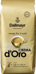 Dallmayr Crema d'Oro Ganze Bohnen, 1.000 g