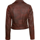 Bild 2 von Bad Bonnie Damen Lederjacke Rot