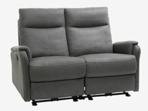 Relaxsofa ABILDSKOV Stoff grau