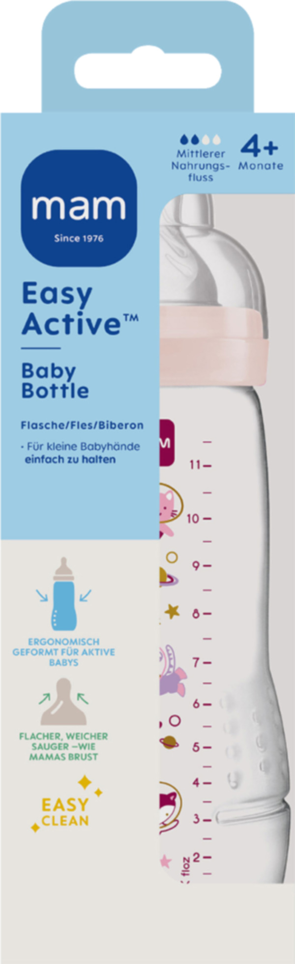 Bild 1 von MAM Easy Active Baby Bottle 330ml rosa