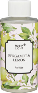 RUBIN LICHT NACHFÜLLER Bergamot & Lemon 100ml, 100 ml