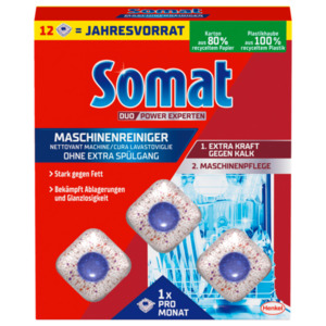 Somat Duo Maschinenreiniger Jahresvorrat 12 Tabs