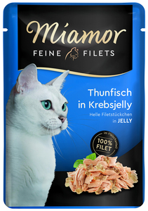 Miamor Feine Filets Thunfisch in Krebsjelly Katzenfutter 100 g